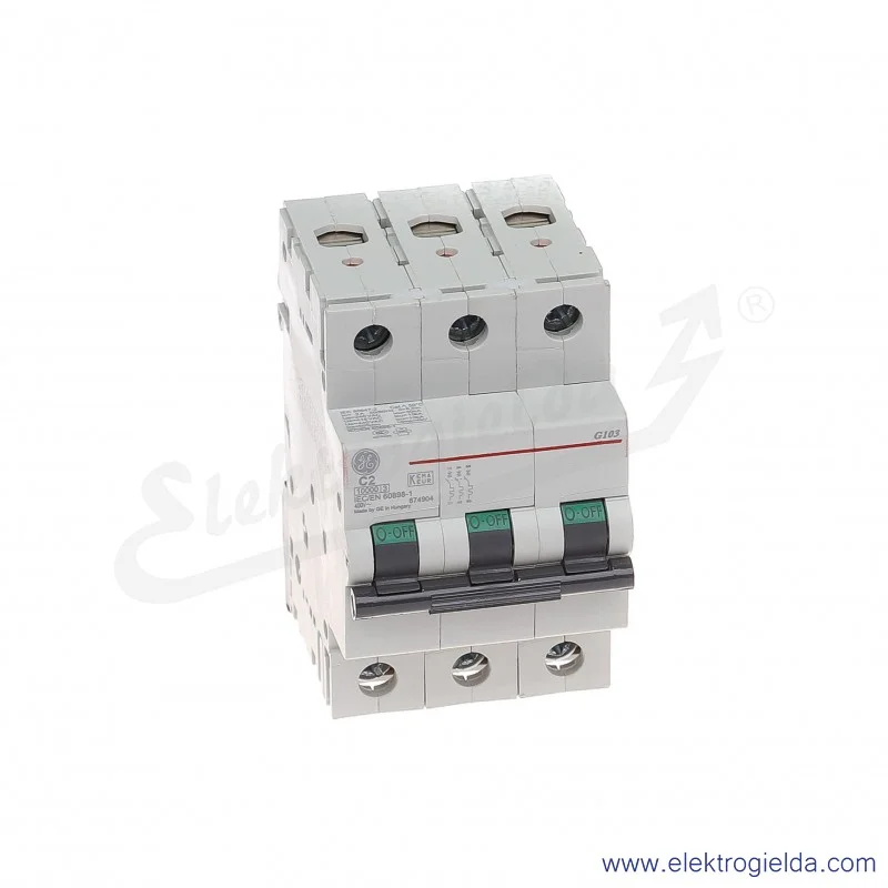 Wyłącznik nadprądowy G103C02 3P AC 10kA