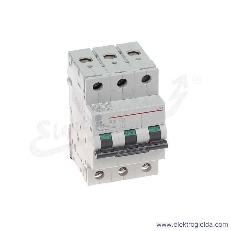 Wyłącznik nadprądowy G103B25 3P AC 10kA