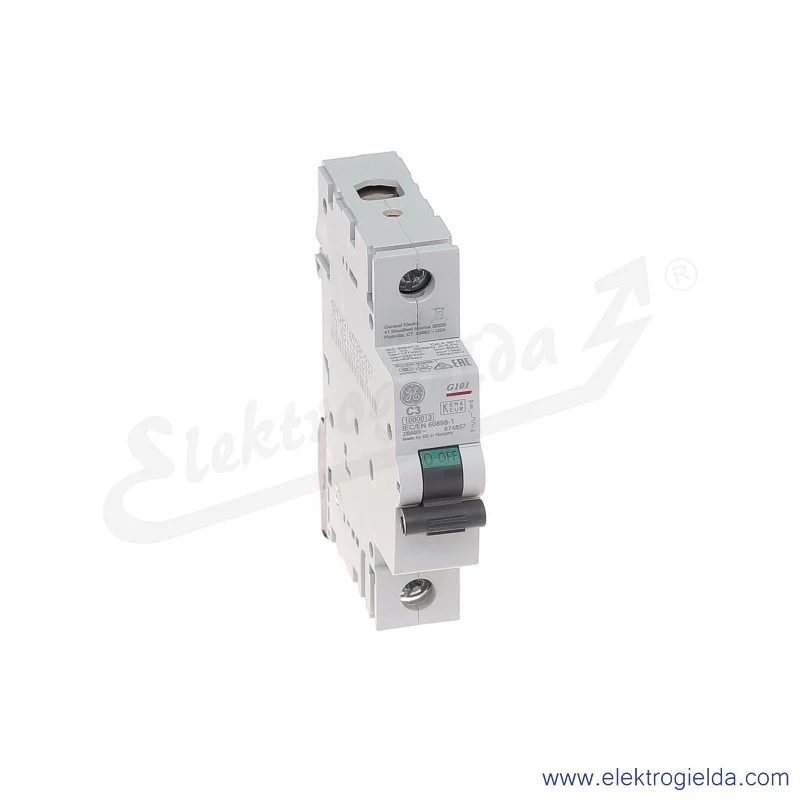 Wyłącznik nadprądowy G101C03 1P AC 10kA