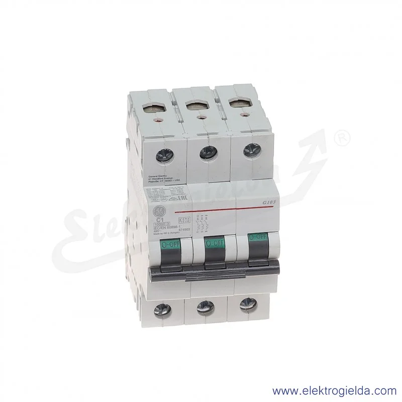 Wyłącznik nadprądowy G103C01 3P AC 10kA