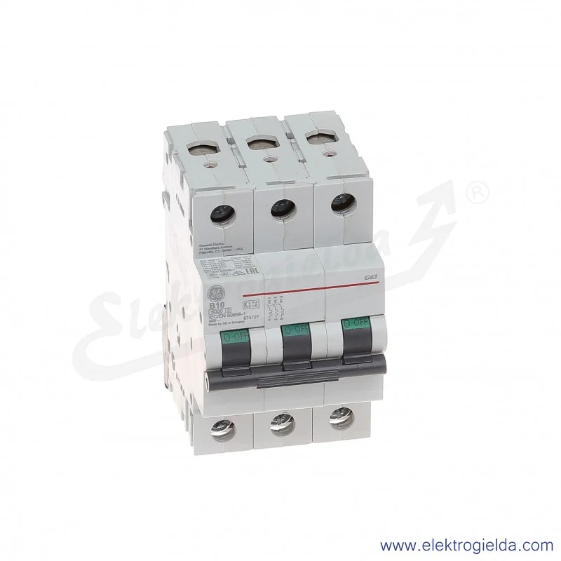Wyłącznik nadprądowy G63B10 3P AC 6kA