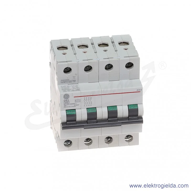 Wyłącznik nadprądowy G64D63 4P AC 6kA