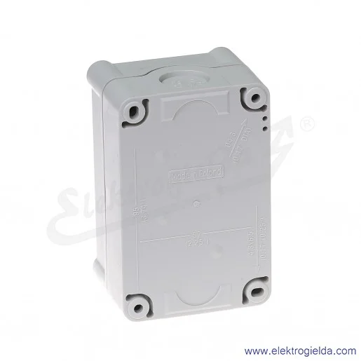 Obudowa P9EPE02 szara, pusta 2 x 22mm