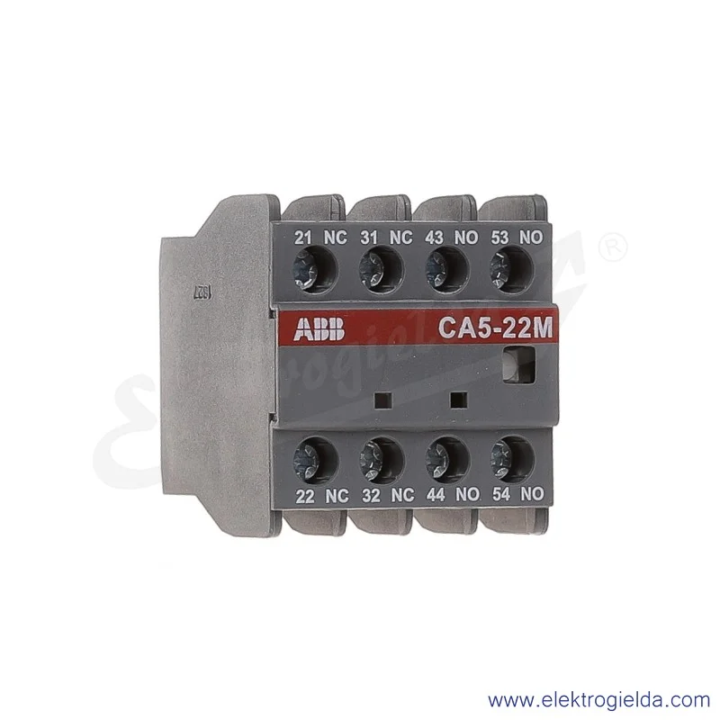 Styk pomocniczy CA5-22M 2NO+2NC