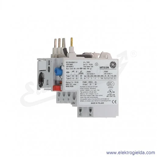 Przekaźnik termiczny MT03N 7.5...10.5 A