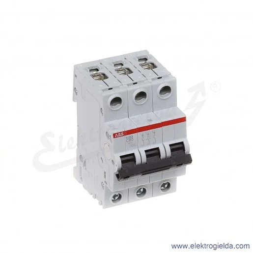 Wyłącznik nadprądowy S203-C80 3P C 80A AC 6kA