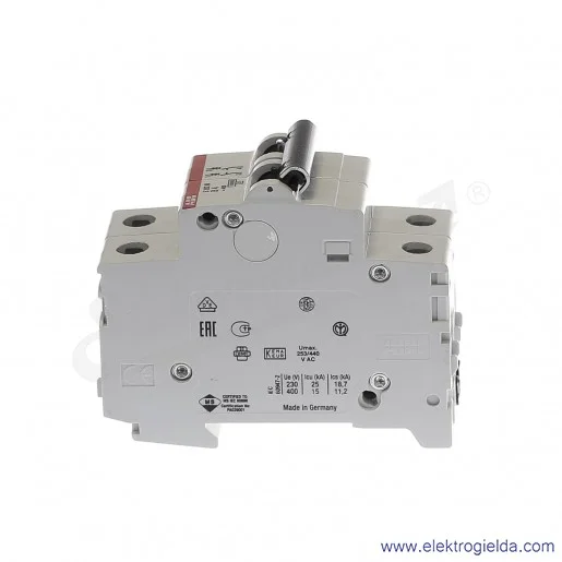 Wyłącznik nadprądowy S202M-B4 2P B 4A AC 10kA