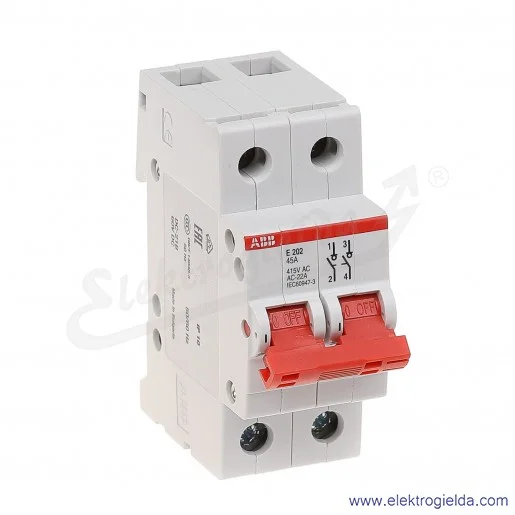 Rozłącznik główny E202/45A rd 2P 45A