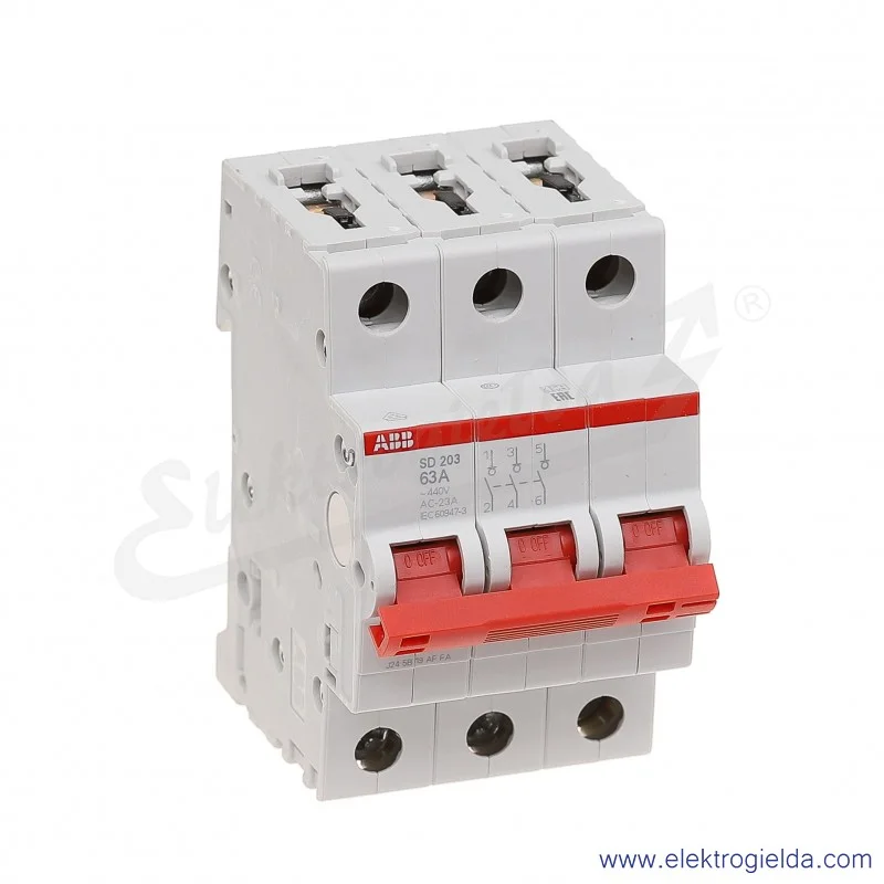 Rozłącznik główny SD203/63 3P 63A