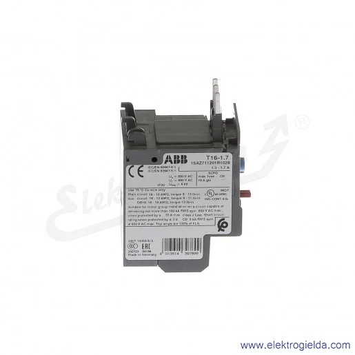 Przekaźnik termiczny T16-1.7 1.3-1.7 A