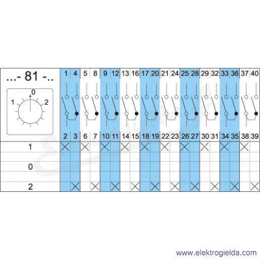 Schemat łączenia 4G10-81-U Schemat łączenia 4G10-81-U