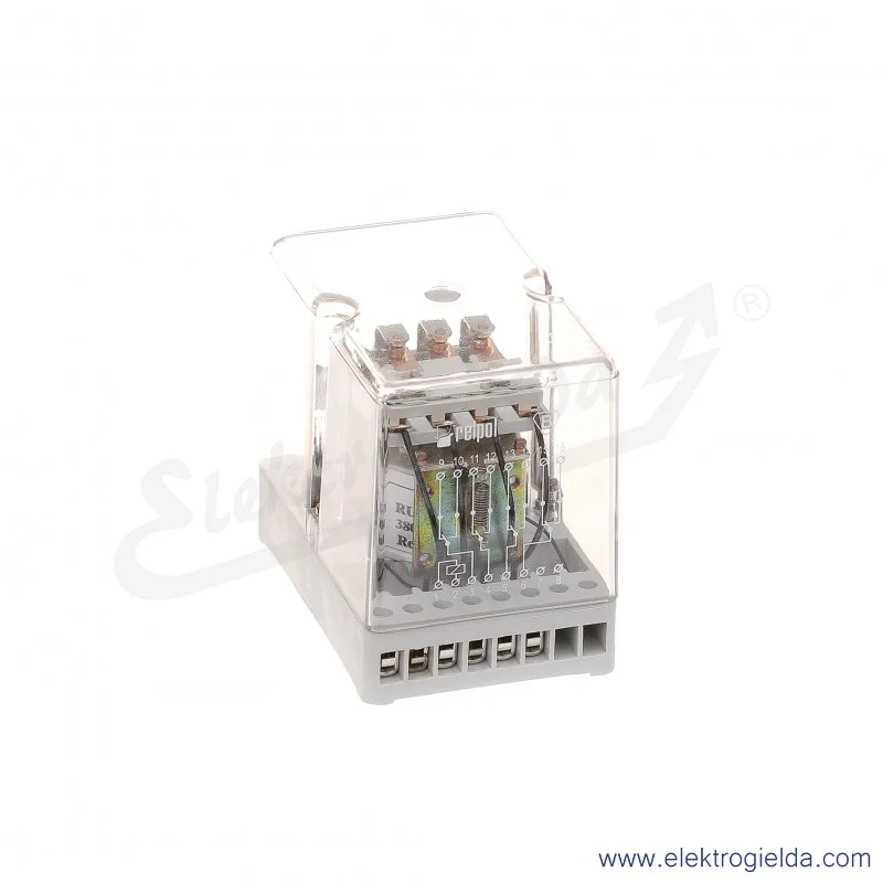 Przekaźnik przemysłowy RU400-1014-28-3380 4P 380VAC Przekaźnik przemysłowy RU400-1014-28-3380 4P 380VAC