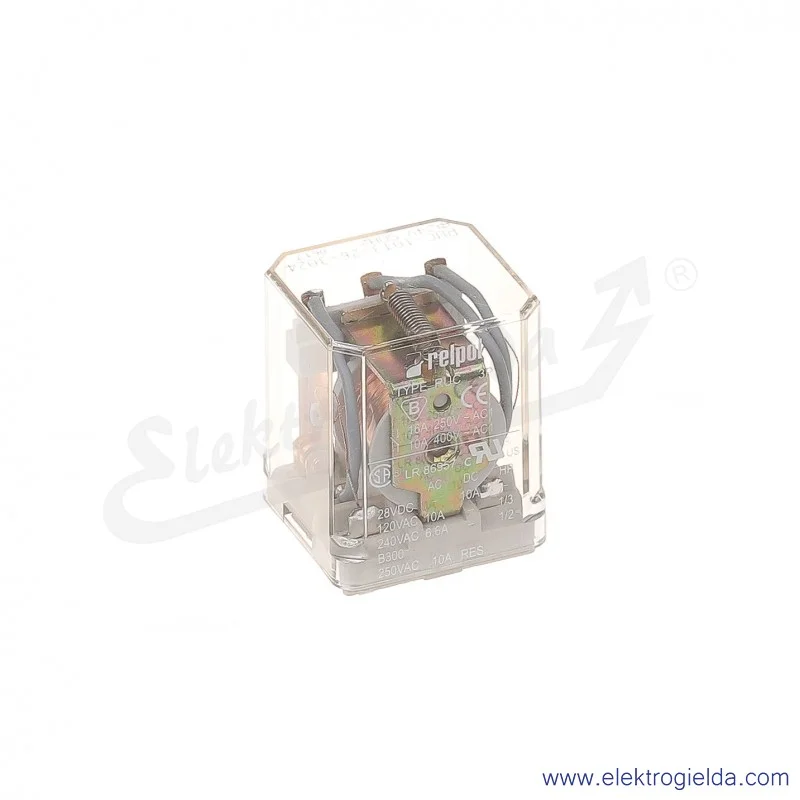 Przekaźnik elektromagnetyczny RUC-1013-26-3024 3P 24VAC Przekaźnik elektromagnetyczny RUC-1013-26-3024 3P 24VAC