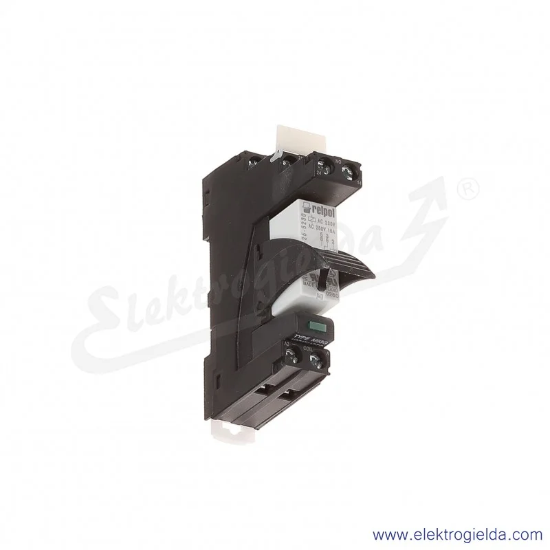 Przekaźnik interfejsowy PI85-230VAC-M93G 1P 230VAC moduł LV zielony Przekaźnik interfejsowy PI85-230VAC-M93G 1P 230VAC moduł LV zielony