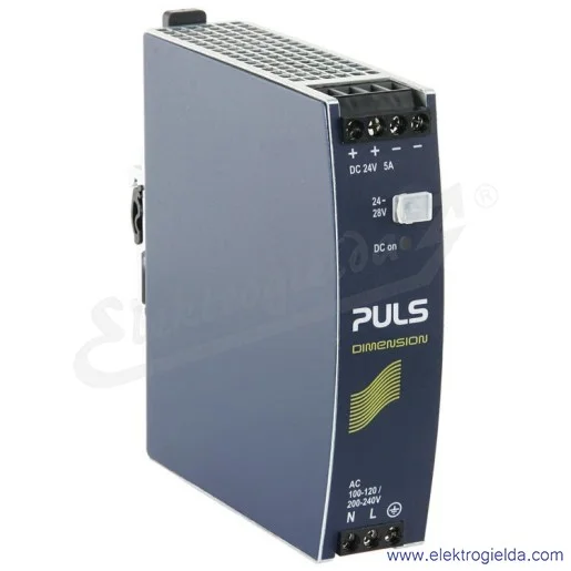 Zasilacz 1-fazowy CS3.241 ZASILACZ 100-240V AC/24-28V DC, 3A, seria Dimension C Zasilacz 1-fazowy CS3.241 ZASILACZ 100-240V AC/24-28V DC, 3A, seria Dimension C