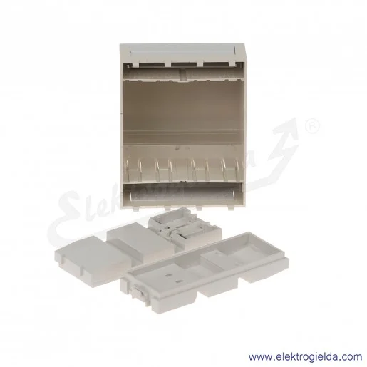 Obudowa uniwersalna 4M3524, szara, montaż TS35, 4 modułowa Obudowa uniwersalna 4M3524, szara, montaż TS35, 4 modułowa