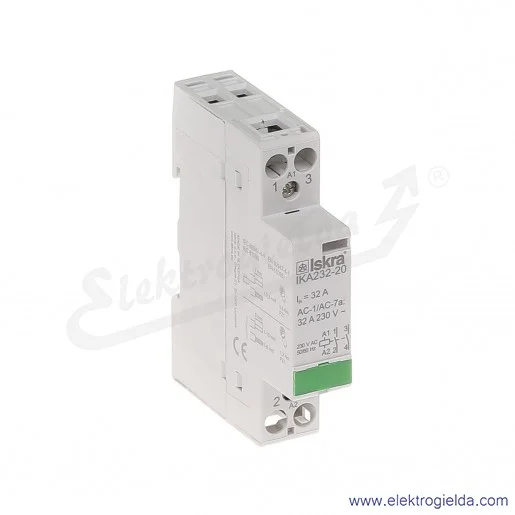 Stycznik instalacyjny modułowy 30.046.833, IKA232-20 2z 32A 230V AC Stycznik instalacyjny modułowy 30.046.833, IKA232-20 2z 32A 230V AC