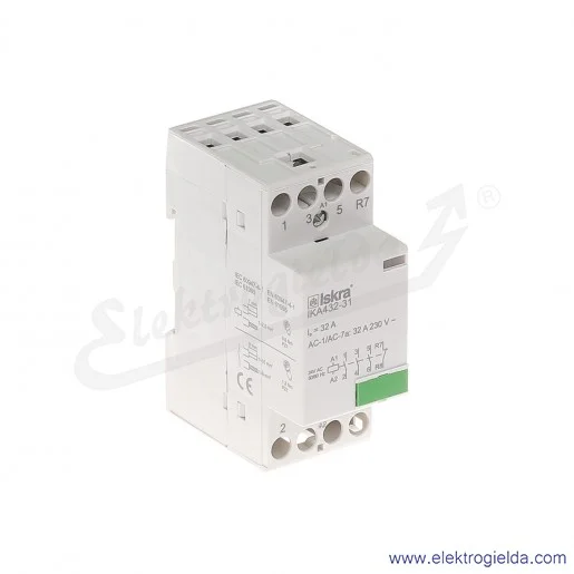 Stycznik instalacyjny modułowy 30.046.851, IKA432-31, 3z1r, 32A, 24V AC Stycznik instalacyjny modułowy 30.046.851, IKA432-31, 3z1r, 32A, 24V AC