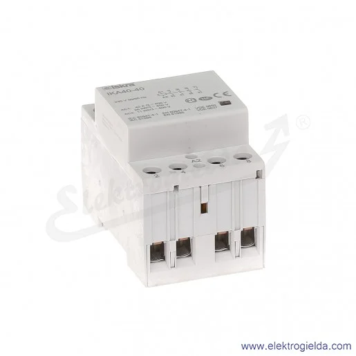 Stycznik instalacyjny modułowy, 30.045.518, IKA40-40, 4z, 40A, 230V AC Stycznik instalacyjny modułowy, 30.045.518, IKA40-40, 4z, 40A, 230V AC