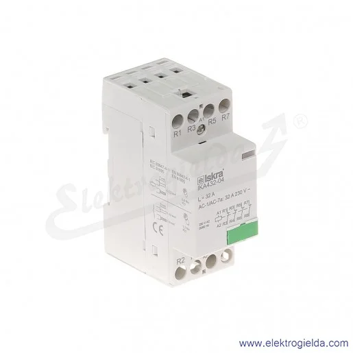 Stycznik instalacyjny modułowy 30.046.858, IKA432-04, 4r, 32A, 230V AC Stycznik instalacyjny modułowy 30.046.858, IKA432-04, 4r, 32A, 230V AC