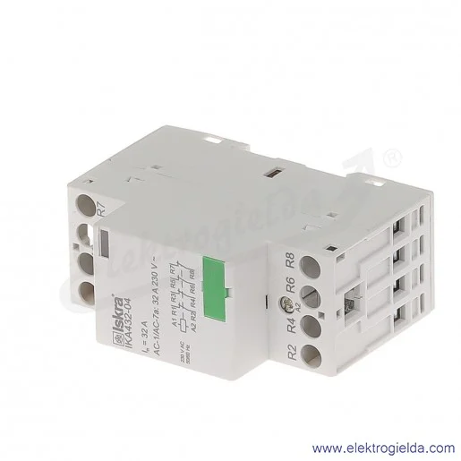 Stycznik instalacyjny modułowy 30.046.858, IKA432-04, 4r, 32A, 230V AC Stycznik instalacyjny modułowy 30.046.858, IKA432-04, 4r, 32A, 230V AC