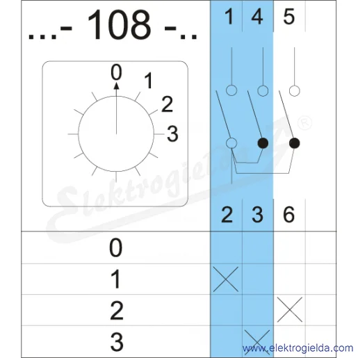 Schemat łączenia 4G10-108-PK Schemat łączenia 4G10-108-PK