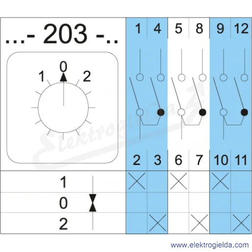 Schemat łączenia 4G10-203-U Schemat łączenia 4G10-203-U