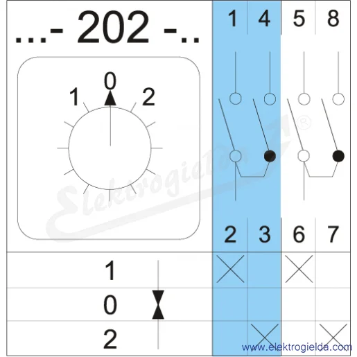 Schemat łączenia 4G25-202-U Schemat łączenia 4G25-202-U