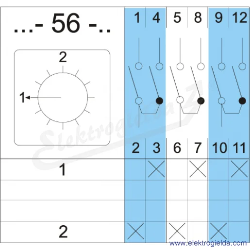 Schemat łączenia 4G40-56-U Schemat łączenia 4G40-56-U