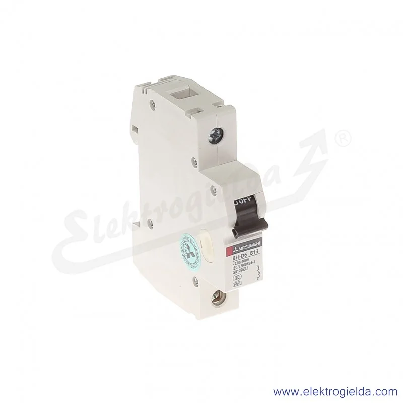 Wyłącznik instalacyjny 247671, BH-D6, 1P, 13A, TYP B Wyłącznik instalacyjny 247671, BH-D6, 1P, 13A, TYP B