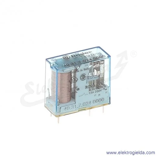 Przekaźnik elektromagnetyczny 40.31.7.024.0000 1P 24V DC Przekaźnik elektromagnetyczny 40.31.7.024.0000 1P 24V DC