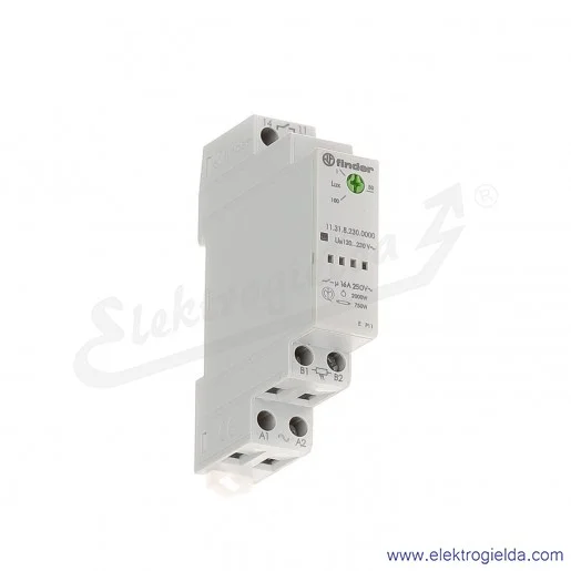 Przekaźnik zmierzchowy 11.31.8.230.0000POA 1Z 230V AC modułowy 1-100lx z czujnikiem panelowym Przekaźnik zmierzchowy 11.31.8.230.0000POA 1Z 230V AC modułowy 1-100lx z czujnikiem panelowym