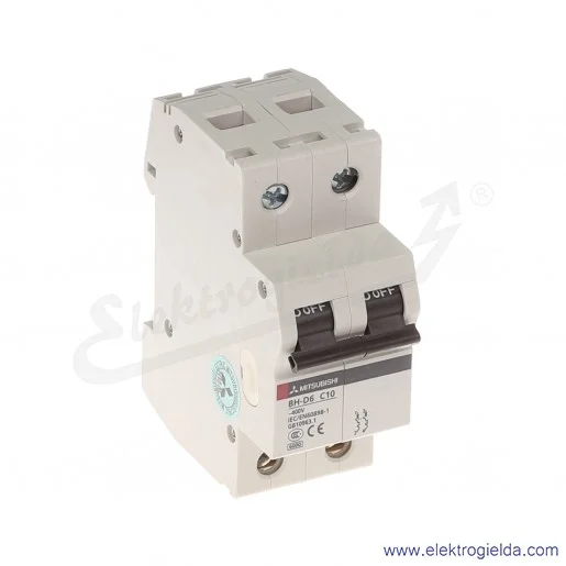 Wyłącznik instalacyjny 247650, BH-D6, 2P, 10A, TYP C Wyłącznik instalacyjny 247650, BH-D6, 2P, 10A, TYP C