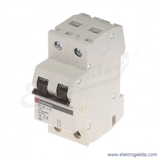 Wyłącznik instalacyjny 247650, BH-D6, 2P, 10A, TYP C Wyłącznik instalacyjny 247650, BH-D6, 2P, 10A, TYP C