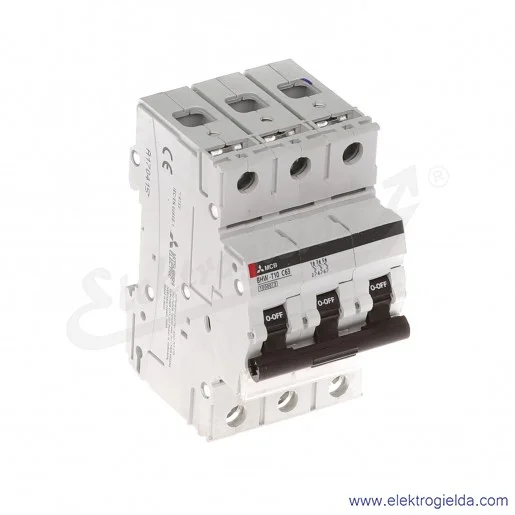 Wyłącznik instalacyjny 291997, BHW-T10, 3P, 63A, TYP C Wyłącznik instalacyjny 291997, BHW-T10, 3P, 63A, TYP C