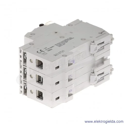 Wyłącznik instalacyjny 291990, BHW-T10, 3P, 10A, TYP C Wyłącznik instalacyjny 291990, BHW-T10, 3P, 10A, TYP C