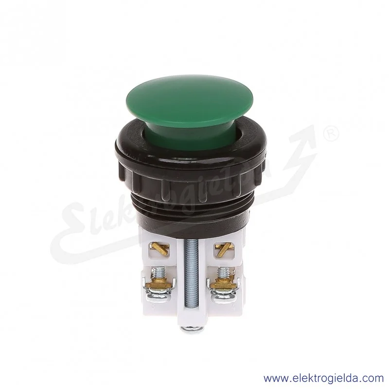 Przycisk dłoniowy N1-1DPz zielony samopowrotny 1NO+1NC Przycisk dłoniowy N1-1DPz zielony samopowrotny 1NO+1NC