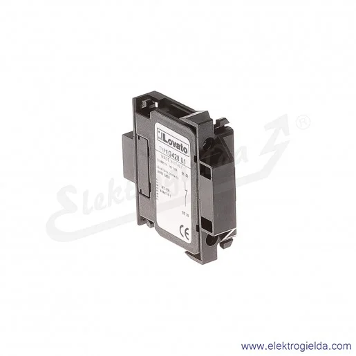 Styk pomocniczy 11G42801, 1NC, montaż z boku, do styczników BF Styk pomocniczy 11G42801, 1NC, montaż z boku, do styczników BF