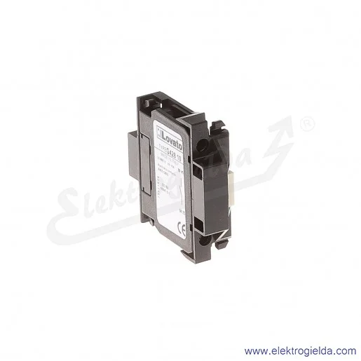 Styk pomocniczy 11G42810, 1NO, montaż boczny, do styczników BF Styk pomocniczy 11G42810, 1NO, montaż boczny, do styczników BF