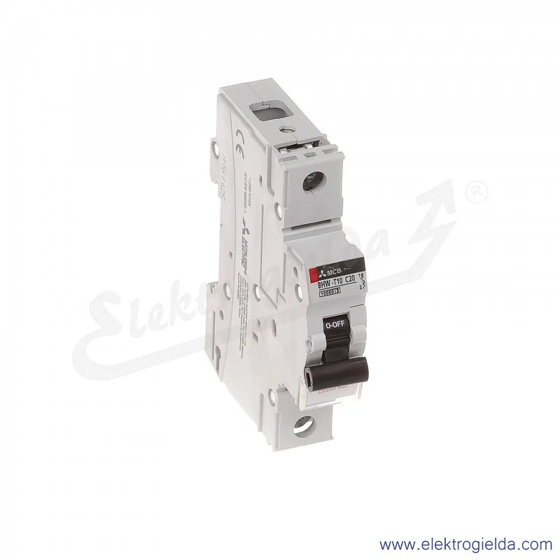 Wyłącznik instalacyjny 291962 BHW-T10, 1P, 20A, TYP C Wyłącznik instalacyjny 291962 BHW-T10, 1P, 20A, TYP C
