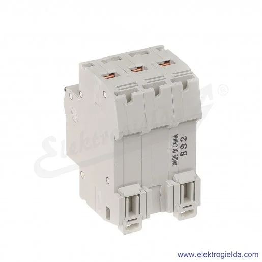 Wyłącznik instalacyjny, BH-D6, 3P, 32A, TYP B Wyłącznik instalacyjny, BH-D6, 3P, 32A, TYP B