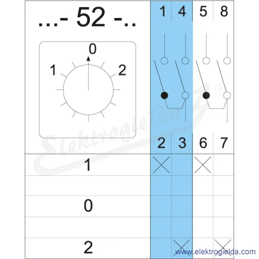 Schemat łączenia 4G10-52-PK Schemat łączenia 4G10-52-PK