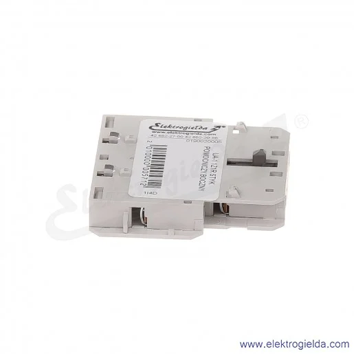 Styk pomocniczy boczny UA-1 1Z1R, NC+NO, zaciski śrubowe Styk pomocniczy boczny UA-1 1Z1R, NC+NO, zaciski śrubowe