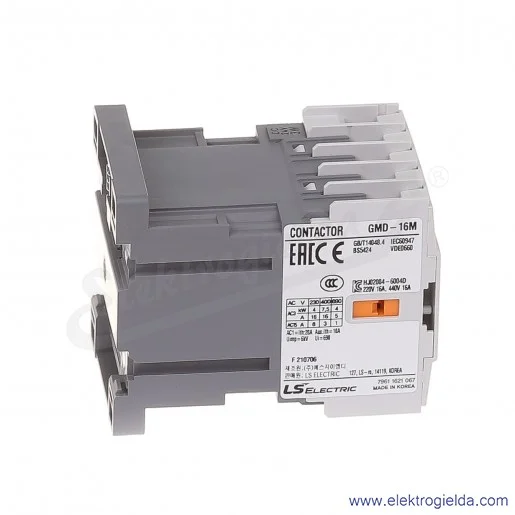 Stycznik GMD-16M, 1R, 7,5KW, 24VDC Stycznik GMD-16M, 1R, 7,5KW, 24VDC