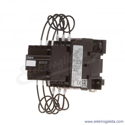 Stycznik kompensacji mocy biernej KC12-11 12,5kVar, 230VAC 50/60Hz Stycznik kompensacji mocy biernej KC12-11 12,5kVar, 230VAC 50/60Hz
