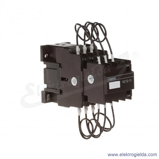 Stycznik kompensacji mocy biernej KC12-11 12,5kVar, 230VAC 50/60Hz Stycznik kompensacji mocy biernej KC12-11 12,5kVar, 230VAC 50/60Hz