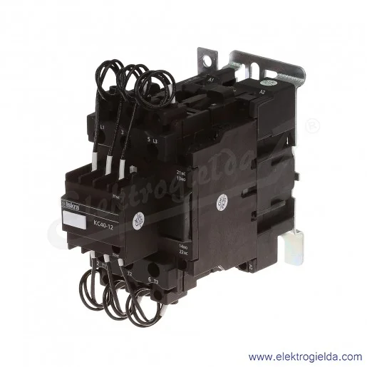 Stycznik do kompensacji mocy biernej KC40-12, 40,kVar, 230VAC Stycznik do kompensacji mocy biernej KC40-12, 40,kVar, 230VAC