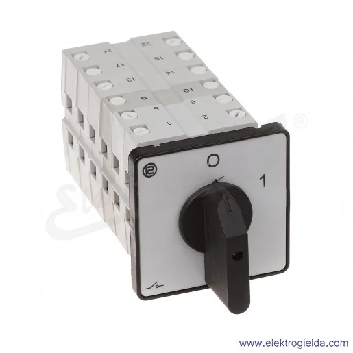 Łącznik krzywkowy pulpitowy S100JD1112 A6 100A IP40 Łącznik krzywkowy pulpitowy S100JD1112 A6 100A IP40