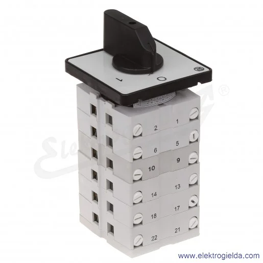 Łącznik krzywkowy pulpitowy S100JD1112 A6 100A IP40 Łącznik krzywkowy pulpitowy S100JD1112 A6 100A IP40