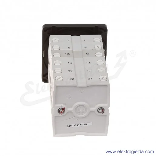 Łącznik krzywkowy pulpitowy S100JD1112 A6 100A IP40 Łącznik krzywkowy pulpitowy S100JD1112 A6 100A IP40